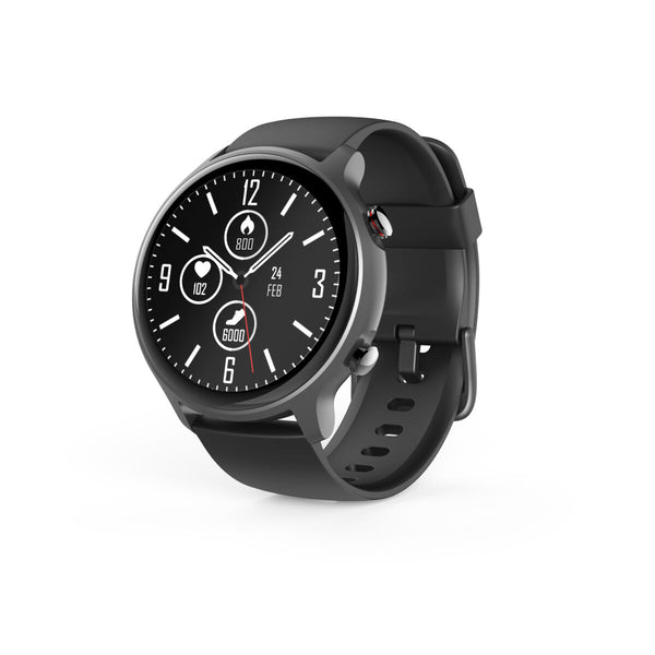 Smartwatch Hama 00178610 Black Grey 1,28" Ø 46 mm-0