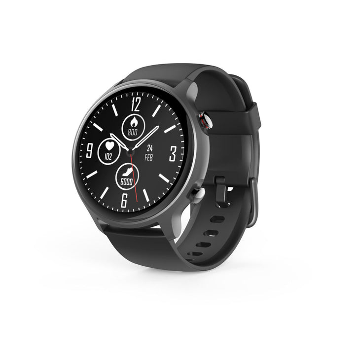 Smartwatch Hama 00178610 Black Grey 1,28" Ø 46 mm-0