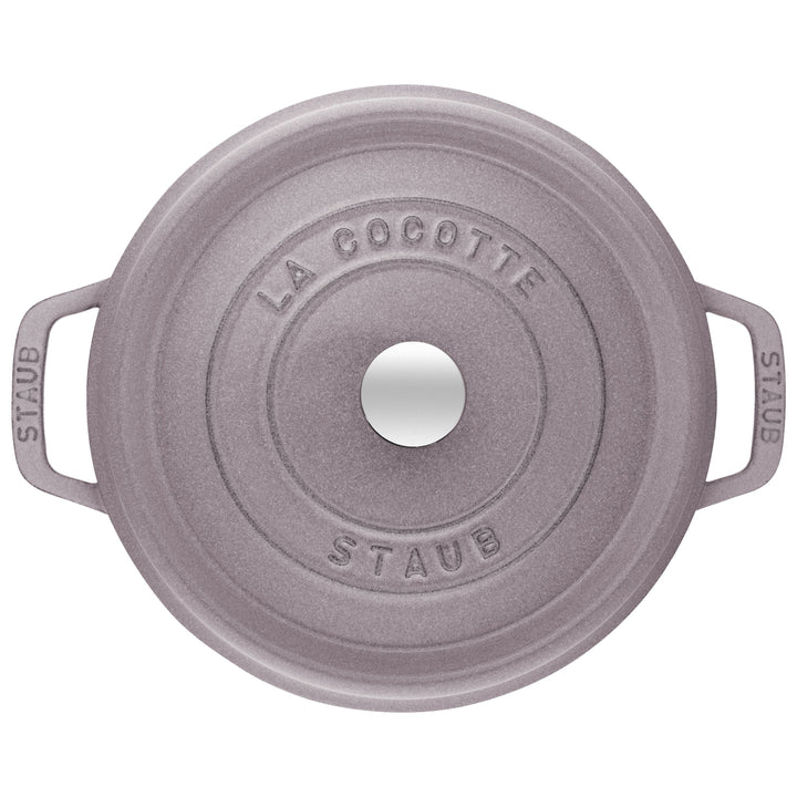 STAUB La Cocotte 3.7 L Cast Iron Round Cocotte, Cherry Blossom-3
