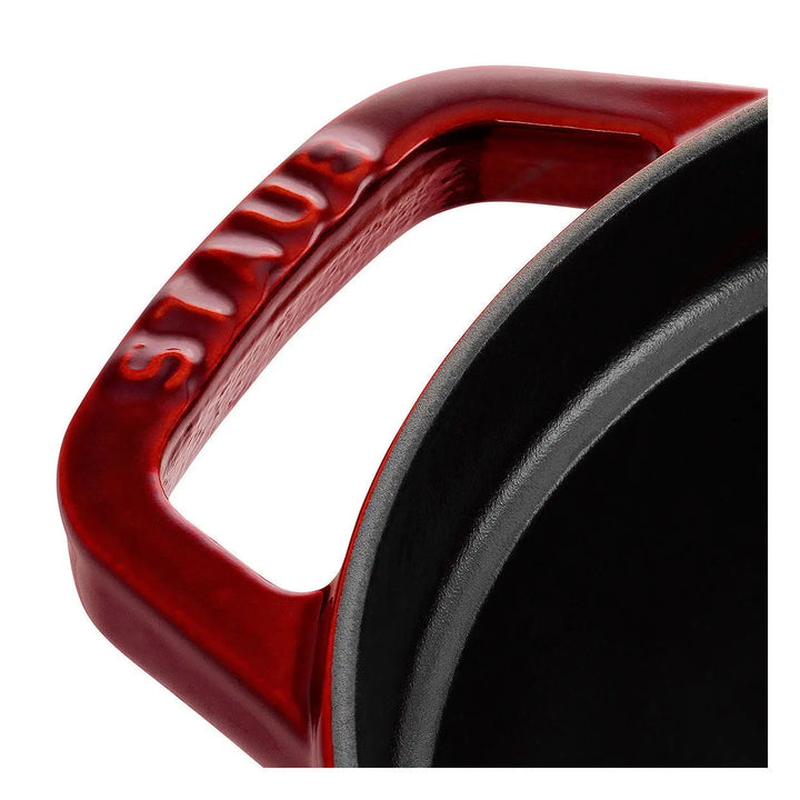 STAUB La Cocotte 4.25 L Cast Iron Oval Cocotte, Grenadine-Red-2