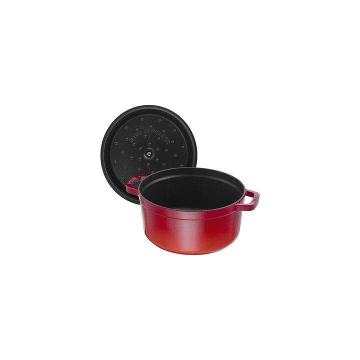 STAUB La Cocotte 8.4 L Cast Iron Round Cocotte, Cherry-2