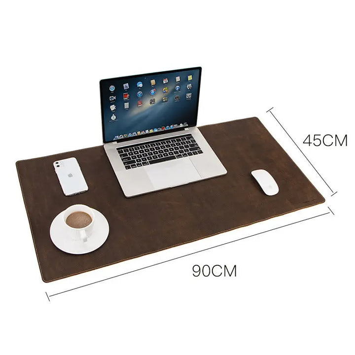 Extra large non-slip desktop computer desk leather pad My Store