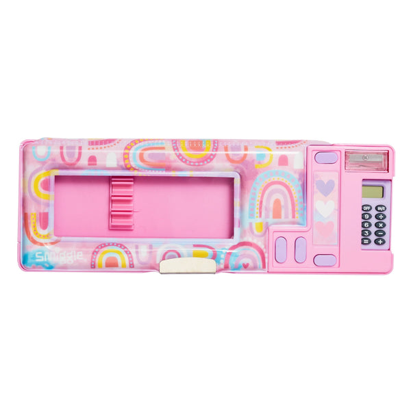 Smiggle - Bright Side Hesap Makineli Otomatik Kalem Kutusu-0
