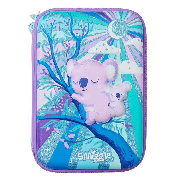 Smiggle - Moonlit Üçlü Hardtop Kalem Kutusu-1