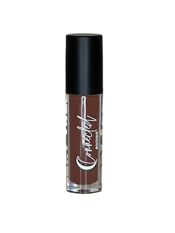 Downtown - Brown Bold Longwear Liquid Lipstick – Transfer‑Proof Matte Connected Boutique