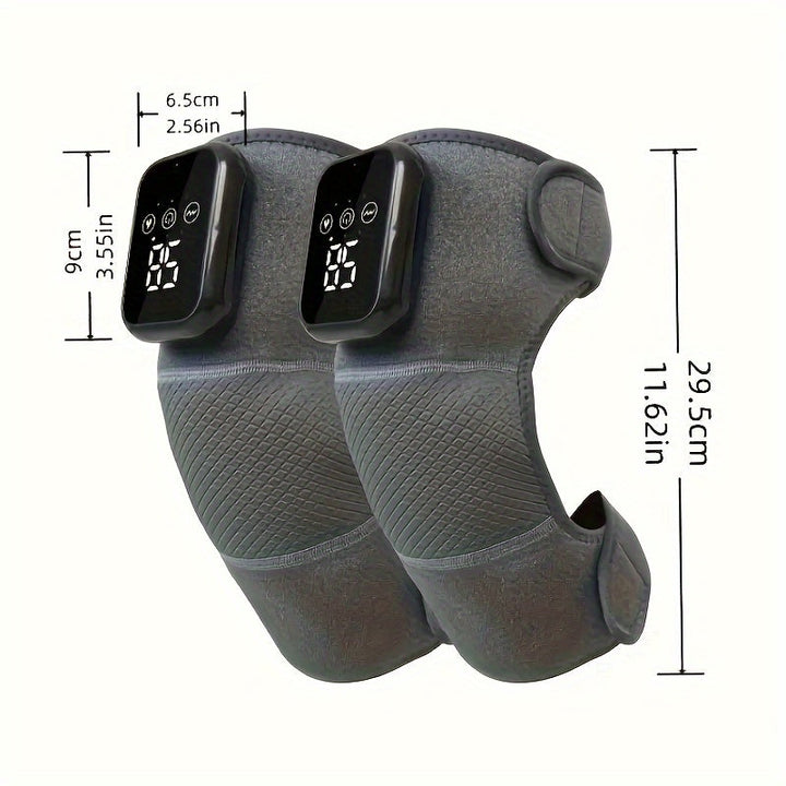 3-in-1 Heated Knee, Elbow, and Shoulder Massager – Wireless(Black)-2
