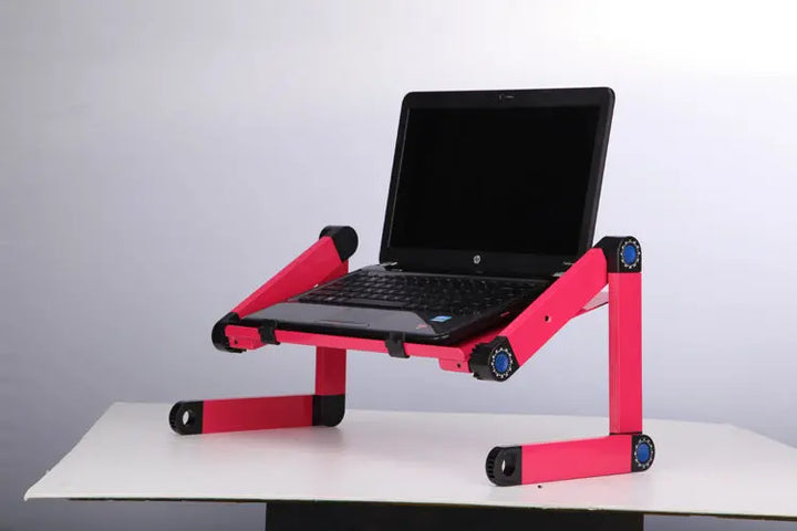 Laptop Table Stand With Adjustable Folding Ergonomic Design Stand Notebook Desk For Ultrabook Netbook Or Tablet With Mouse Pad My Store
