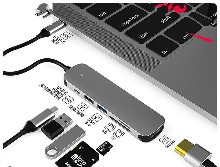 Hub Multi-function Hub HDMI Docking Station Notebook Converter My Store