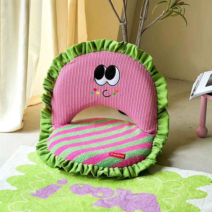 Stripe Adjustable Floor Folding Sofa-2