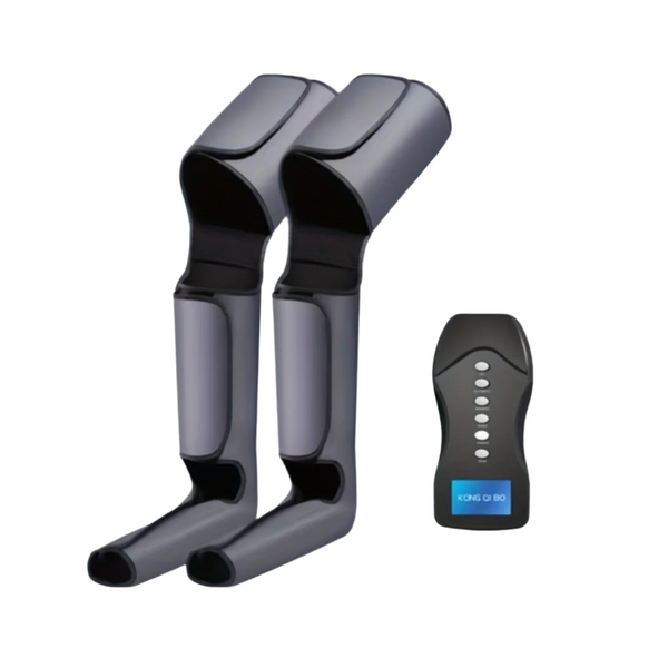 USB-Powered Electric Leg & Foot Massager with Air Compression(Grey)-0