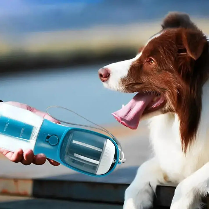 Dog Water Cup Drinking Food Garbage Bag Three-in-one Portable Small Multi-functional Pet Cups Pets Supplies My Store