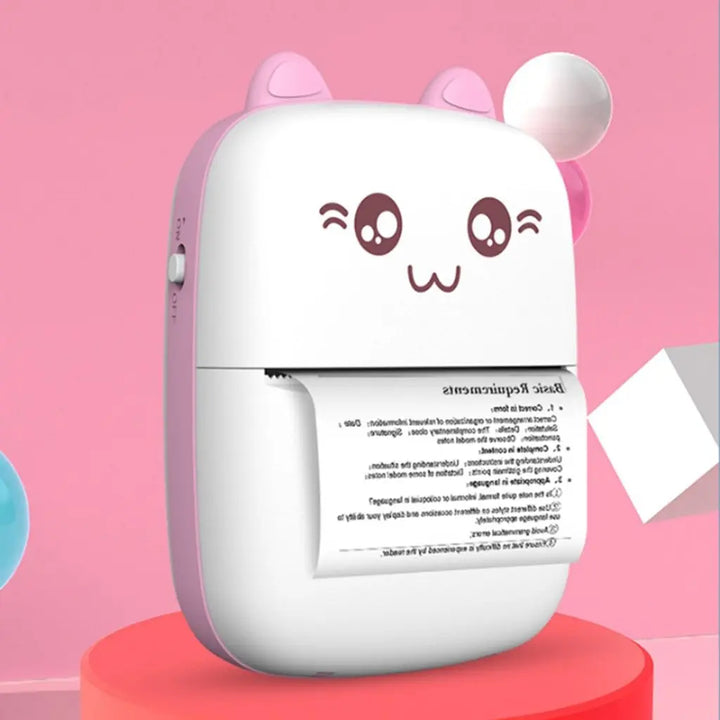 Mini Printer Portable Mini Bluetooth WiFi New Wrong Printer Mobile Phone Photo Title Note Hot Print Pocket Student Error Label Printer My Store