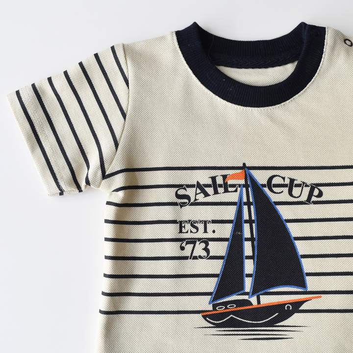 Sail Cup Casual Short Set-4