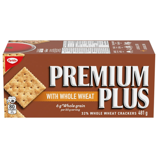 Cracker Wheat Whole - 12 x 481 g - Prm Pls - Restaurant and Foodservice Ingredients - Canadian Distribution-0