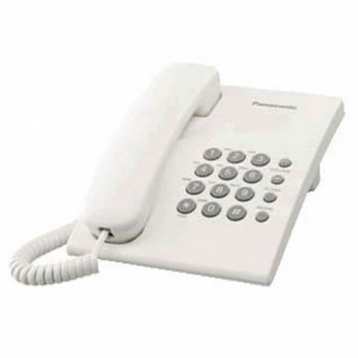 Landline Telephone Panasonic KX-TS500EXW White-0