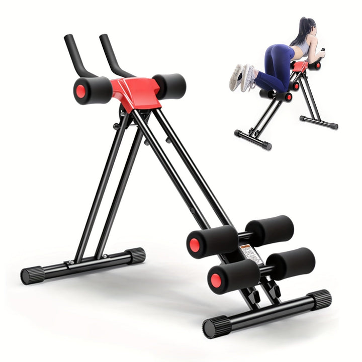 Ab Workout Machine Adjustable Foldable Core Trainer-1