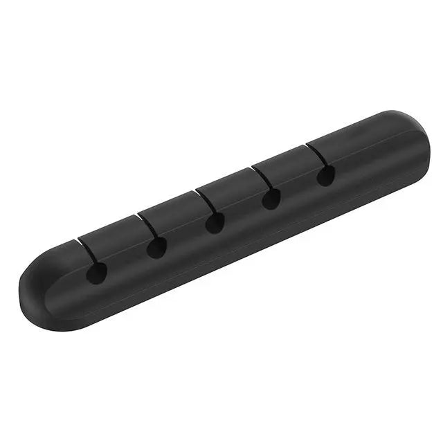 Silicone USB Cable Winder Desktop Cable Organizer Management Multipurpose Clips Cables Protector For Wired Headphones My Store