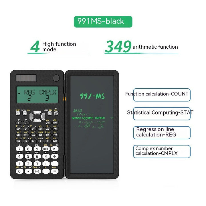 2 In 1 Foldable Scientific Calculators Handwriting Tablet Learning Function Calculator  Foldable Desk Scientific Calculators My Store