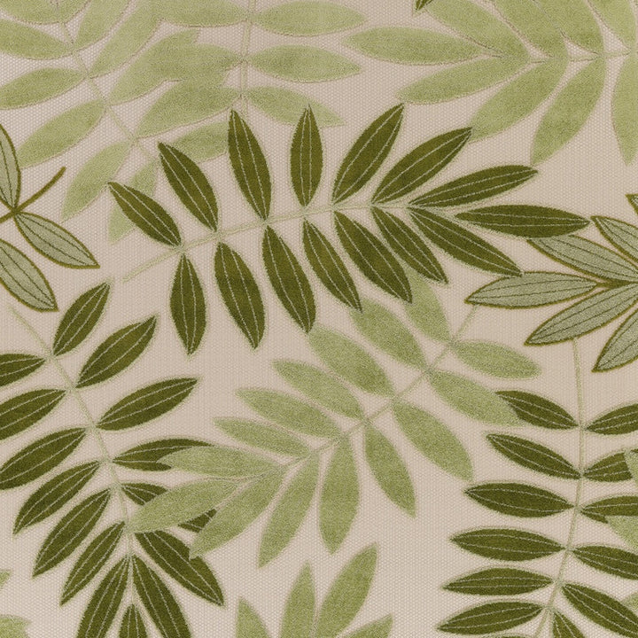 12' X 15' Ivory And Green Floral Indoor Outdoor Area Rug-4