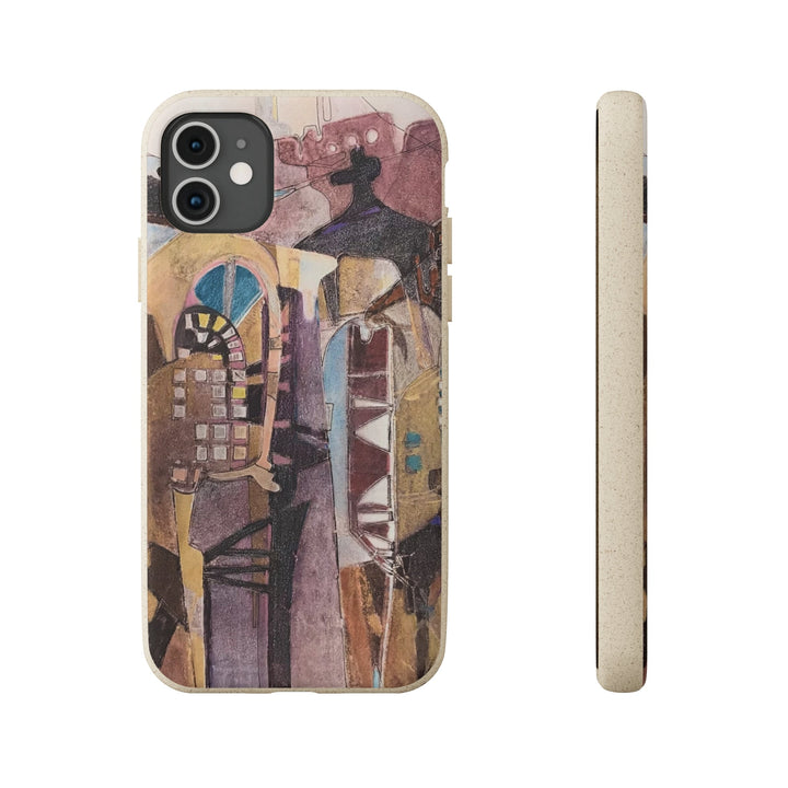 Biodegradable Phone Case with 'San Francisco De Asis' Abstract Original Artwork by Barbara Cleary-21