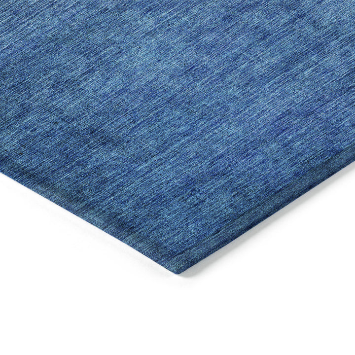 10' X 14' Olive Green Blue And Navy Blue Ombre Washable Indoor Outdoor Area Rug-4