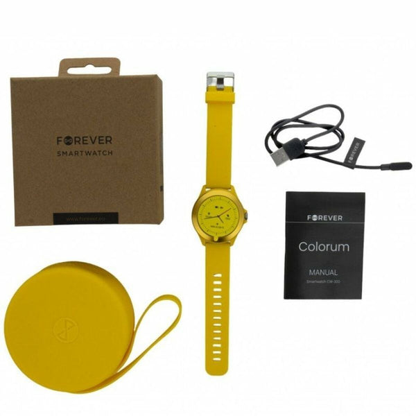 Smartwatch Forever CW-300 Yellow-0