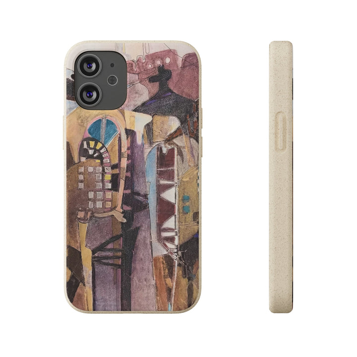 Biodegradable Phone Case with 'San Francisco De Asis' Abstract Original Artwork by Barbara Cleary-18