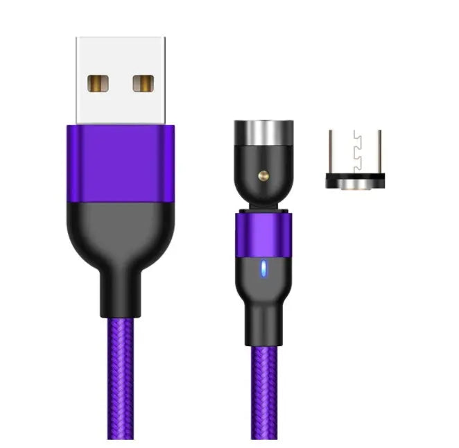 Essager Rotate Magnetic Cable 360 Degree USB Type C Charging Cable Fast Charging Magnet Charger 540 Rotate Micro Magnetic Cable My Store