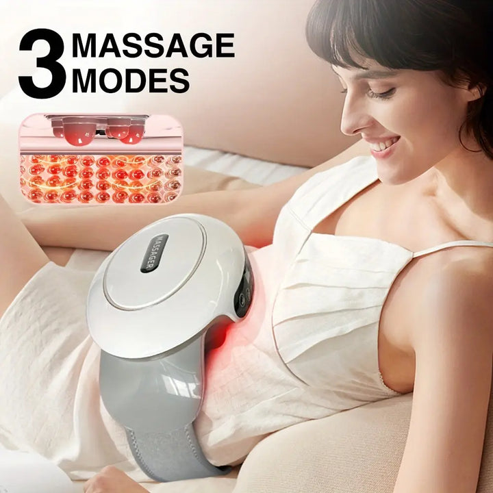 Full Body Massager with Soothing Warm Heat(White)-2