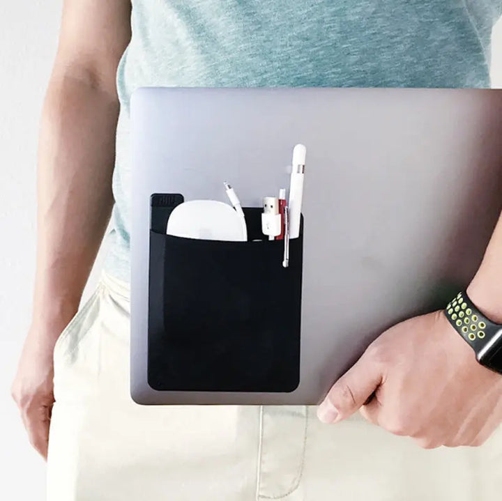 Adhesive Laptop Back Storage Bag Laptop Organizer My Store