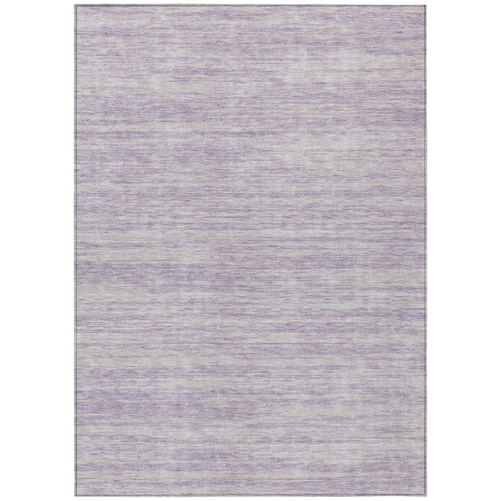 10' X 14' Lavender And Lilac Abstract Washable Indoor Outdoor Area Rug-1