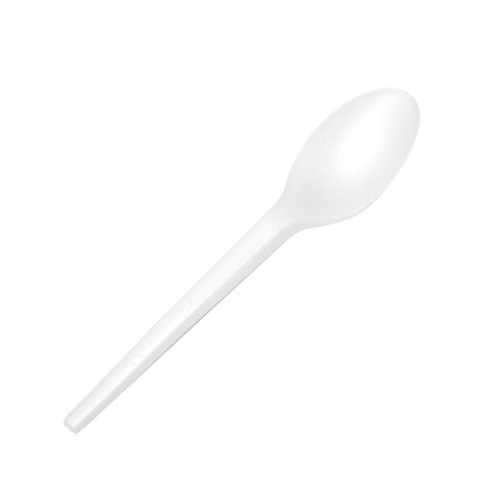 6.5" CPLA Compostable Spoons or Forks or Knives  - Sold By The Case-1