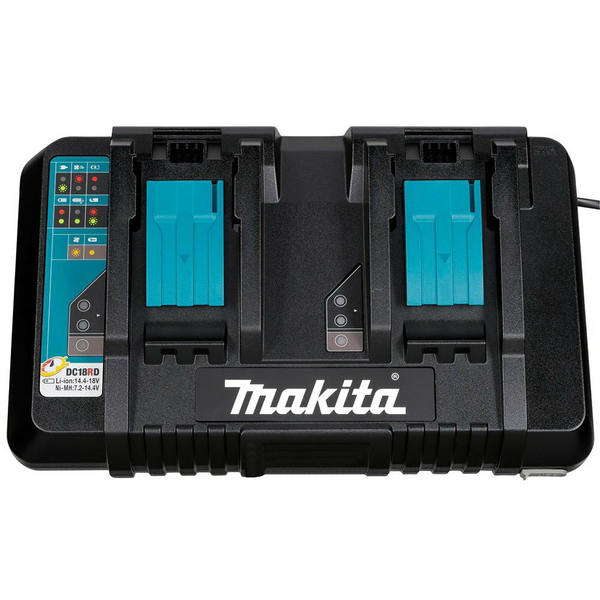 Makita DC18RD Dupla akkumulátor gyorstöltő 18V (196933-6)-0