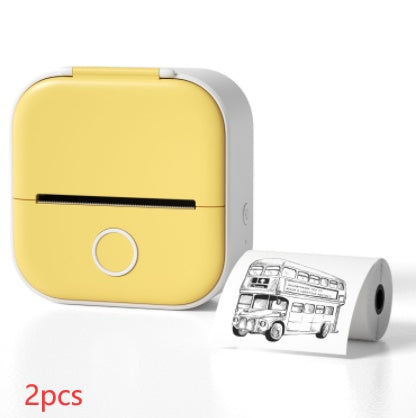 Portable Mini Thermal Label Printer Home Photo Printer Student Wrong Question Printer Bluetooth-compatible Mini Label Printer Price Tag My Store
