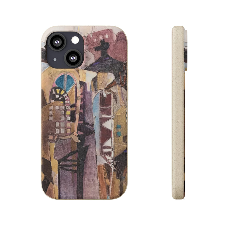 Biodegradable Phone Case with 'San Francisco De Asis' Abstract Original Artwork by Barbara Cleary-14