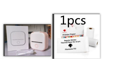 Portable Mini Thermal Label Printer Home Photo Printer Student Wrong Question Printer Bluetooth-compatible Mini Label Printer Price Tag My Store