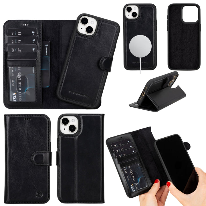 Casper Leather iPhone 14 Plus Wallet Case | MagSafe-0