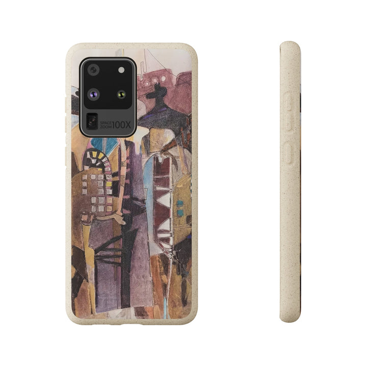 Biodegradable Phone Case with 'San Francisco De Asis' Abstract Original Artwork by Barbara Cleary-47