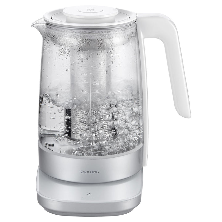ZWILLING Enfinigy 1.7 L Glass Programable Electric Kettle - Silver-1