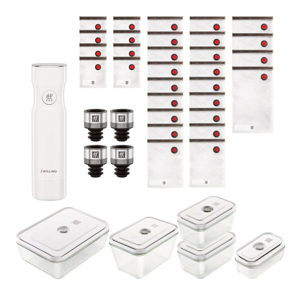 ZWILLING Fresh & Save Glass / S/M/L Vacuum Starter Set, 40 Piece-0