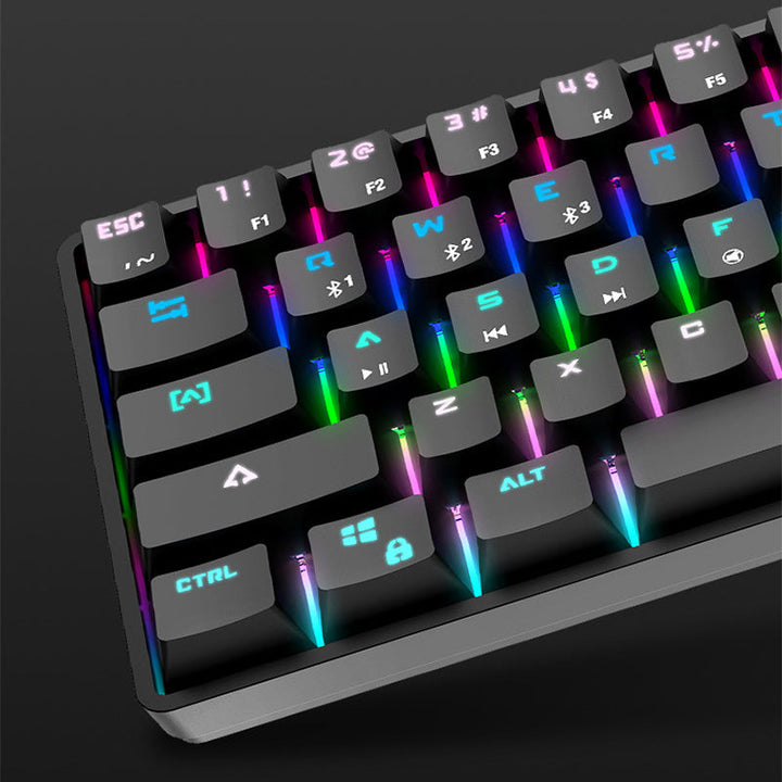 Wireless Bluetooth Keyboard Colorful PBT Keycaps Mechanical Keyboard My Store