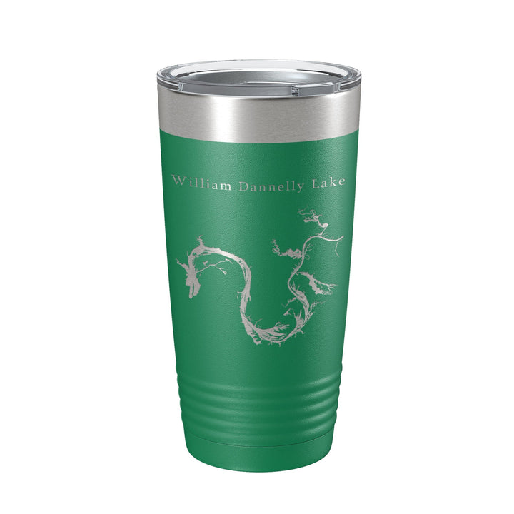 William Bill Dannelly Reservoir Tumbler Lake Map Travel Mug Insulated Laser Engraved Coffee Cup Millers Ferry Alabama 20 oz CarveBright