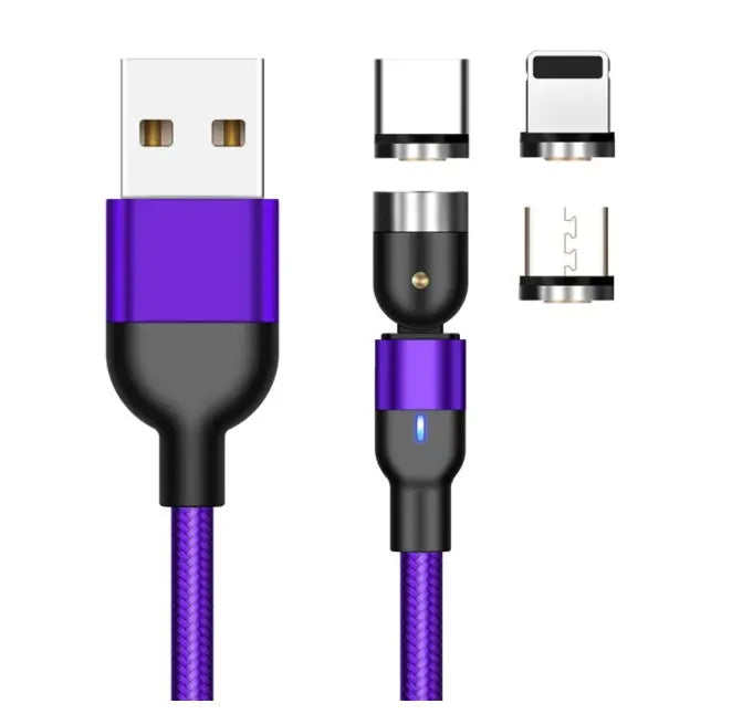 Essager Rotate Magnetic Cable 360 Degree USB Type C Charging Cable Fast Charging Magnet Charger 540 Rotate Micro Magnetic Cable My Store