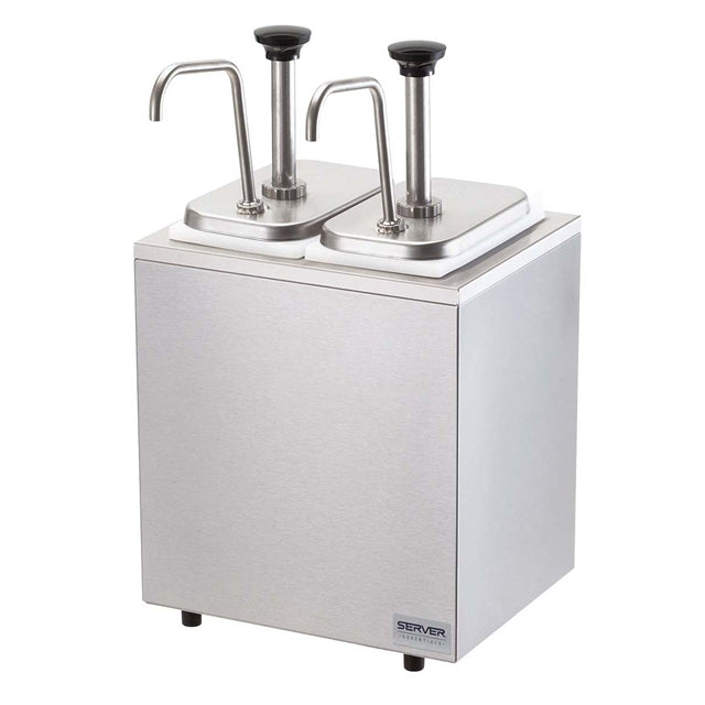 Cold Condiment Bar | (2) Pumps & Fountain Jars-0