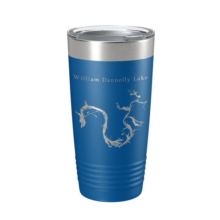 William Bill Dannelly Reservoir Tumbler Lake Map Travel Mug Insulated Laser Engraved Coffee Cup Millers Ferry Alabama 20 oz CarveBright
