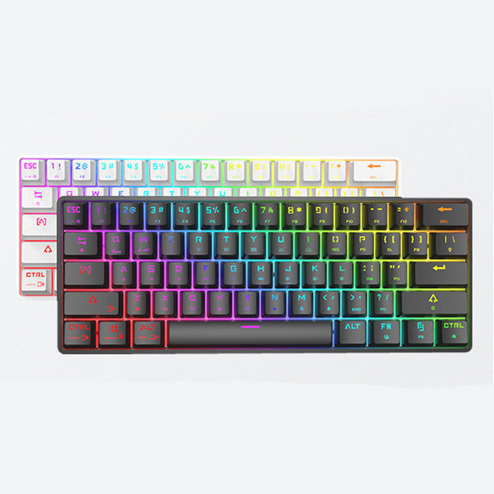 Wireless Bluetooth Keyboard Colorful PBT Keycaps Mechanical Keyboard My Store