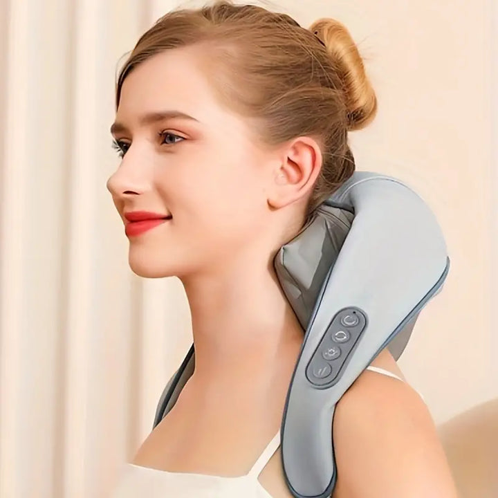 Rechargeable Shiatsu Neck Massager Pillow-2