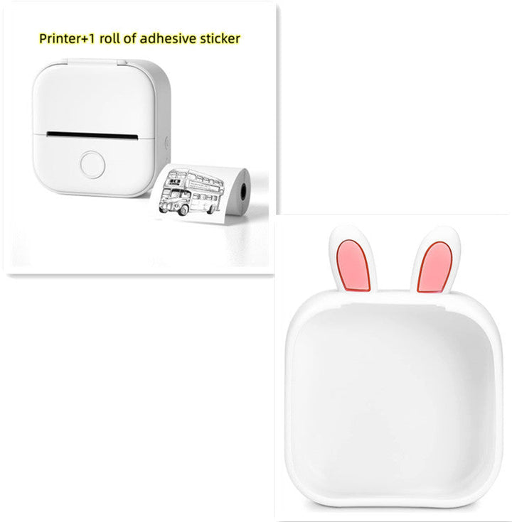Portable Mini Thermal Label Printer Home Photo Printer Student Wrong Question Printer Bluetooth-compatible Mini Label Printer Price Tag My Store