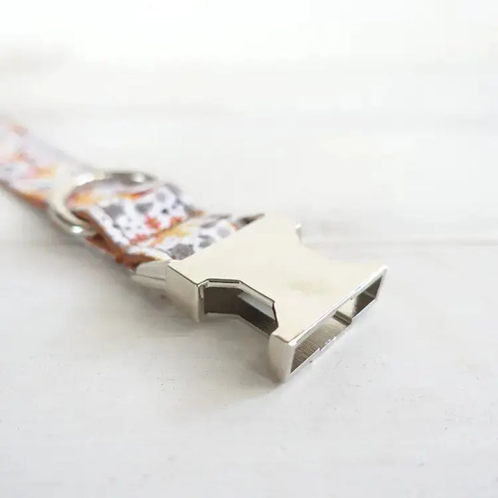 Handmade Golden Christmas Dog Collar by MUTTCO My Store