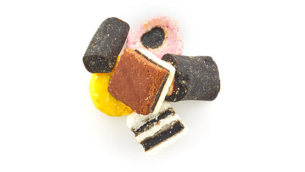 Waterbridge Assorted Licorice Candies - 26.5 LB Box - Premium Ice Cream and Dessert Toppings, Mix-Ins and Inclusions-0